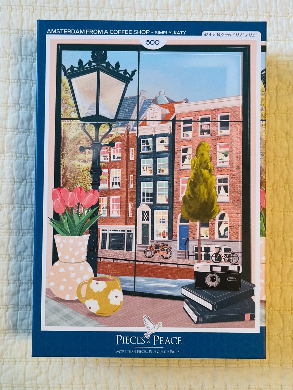 Pieces of Peace Amsterdam From a Coffee Shop Puzzle, 500 piece puzzle